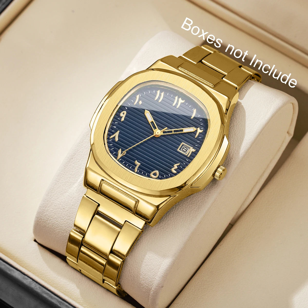 Luxury Men's Business Watch — Square Dial Fashion Quartz | Elegant Dress Watch | Gift for Him