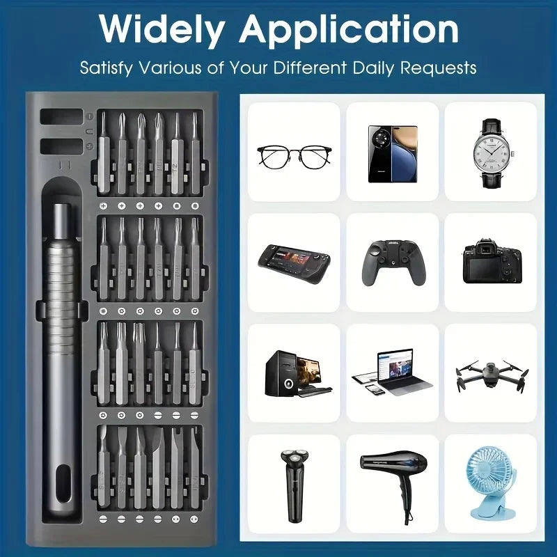 25-in-1 Precision Mini Screwdriver Set — Magnetic Bits | Phone, Laptop & Electronics Repair Kit