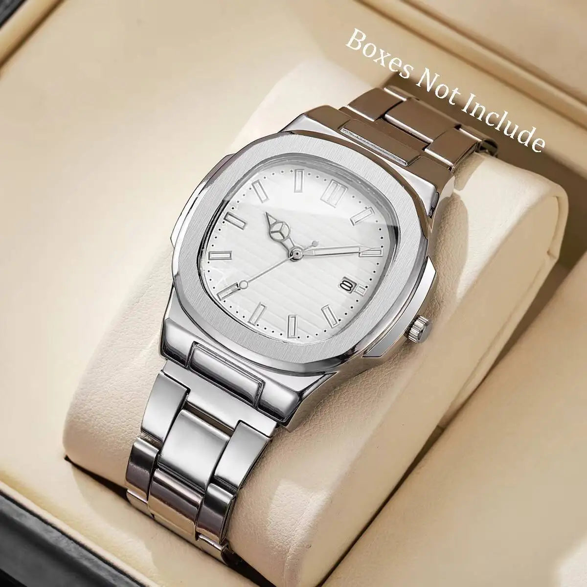 Luxury Men's Business Watch — Square Dial Fashion Quartz | Elegant Dress Watch | Gift for Him