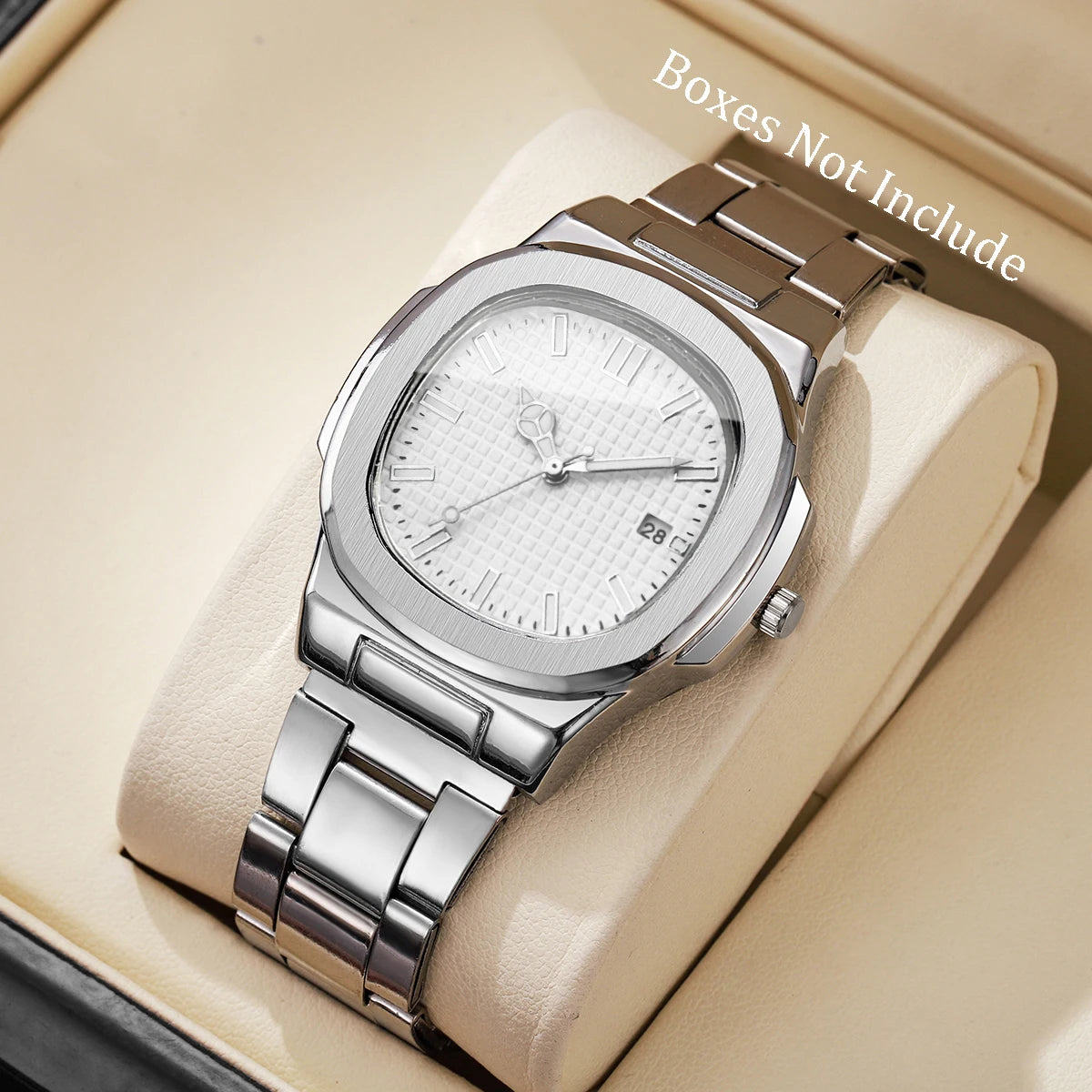 Luxury Men's Business Watch — Square Dial Fashion Quartz | Elegant Dress Watch | Gift for Him