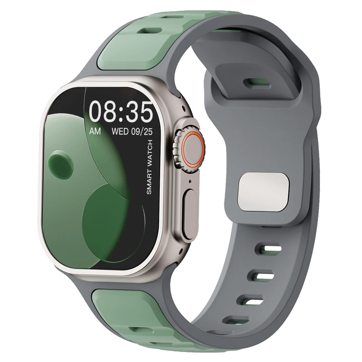 Apple Watch Silicone Sport Band — Soft Breathable Strap | All Series Compatible | 38/40/41/42/44/45mm