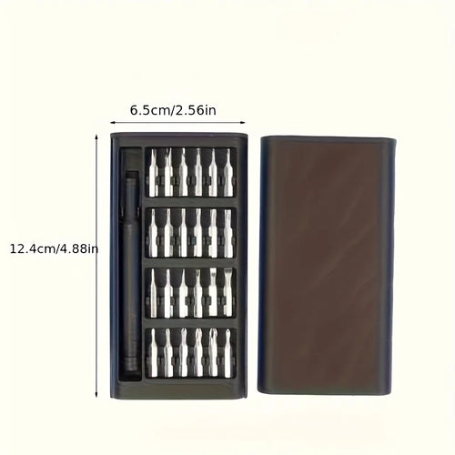 25-in-1 Precision Mini Screwdriver Set — Magnetic Bits | Phone, Laptop & Electronics Repair Kit