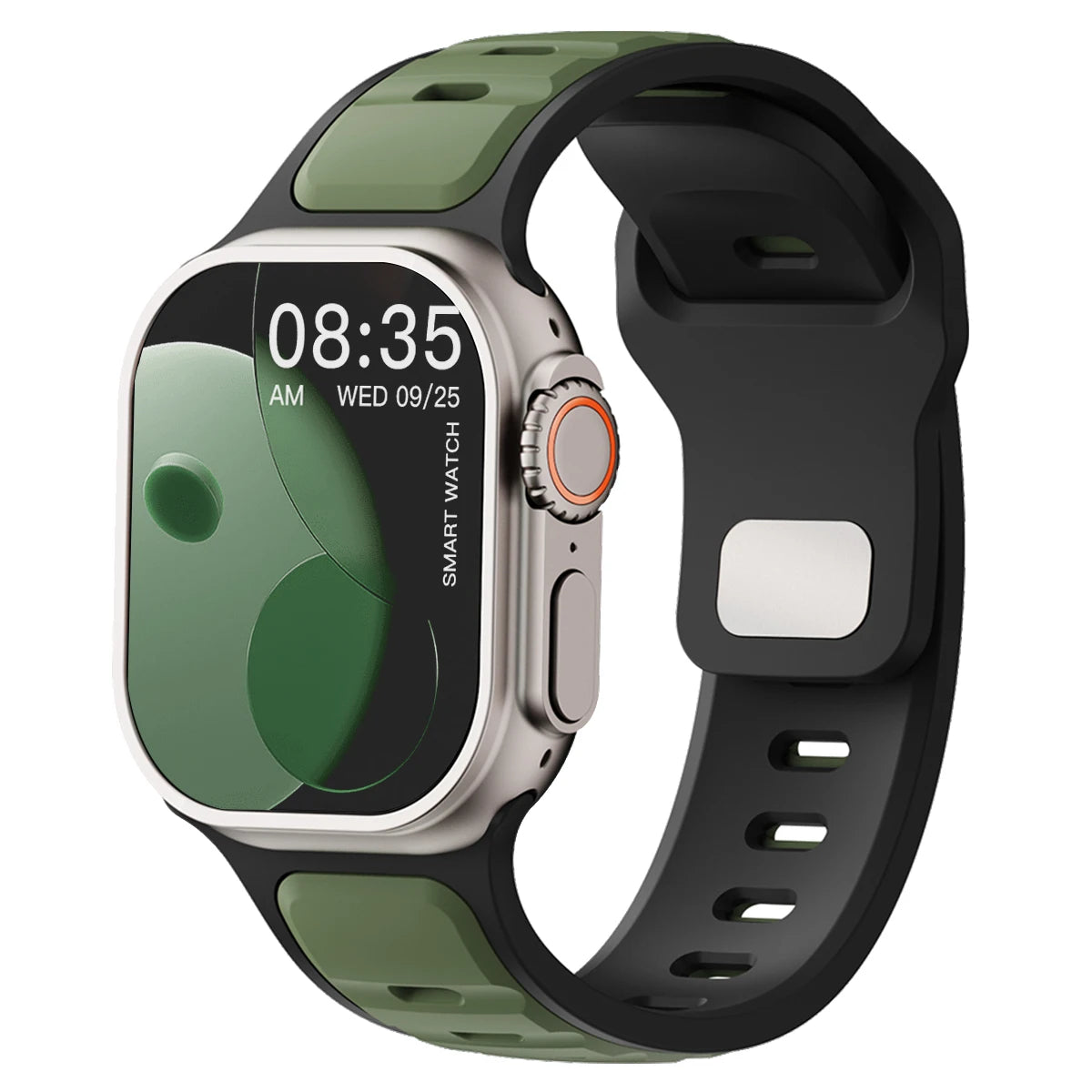 Apple Watch Silicone Sport Band — Soft Breathable Strap | All Series Compatible | 38/40/41/42/44/45mm