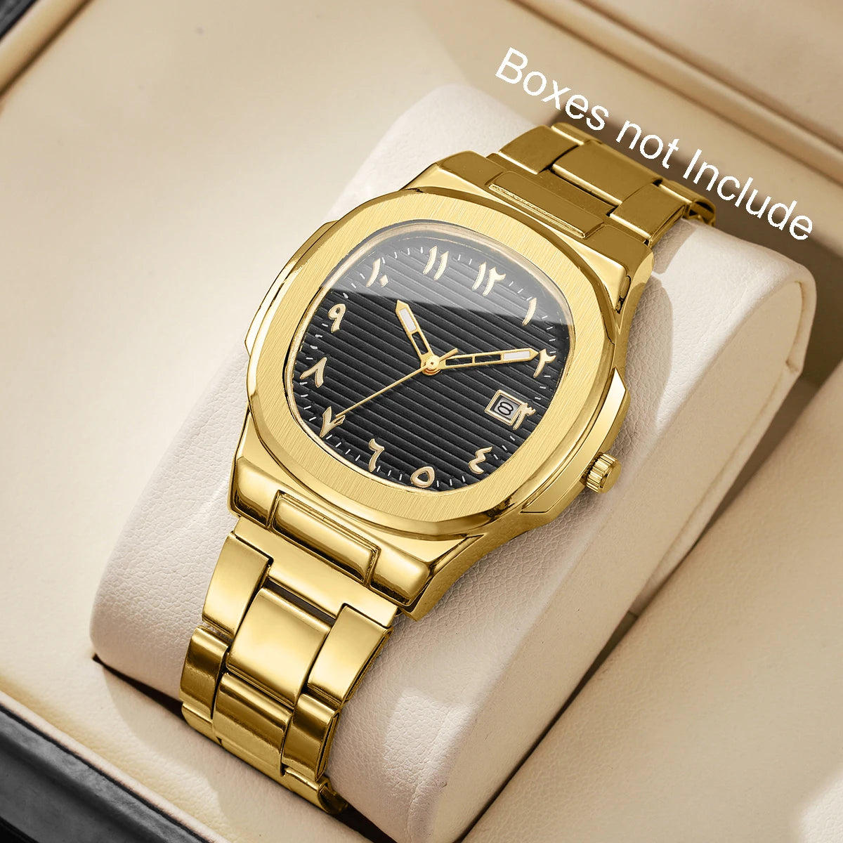 Luxury Men's Business Watch — Square Dial Fashion Quartz | Elegant Dress Watch | Gift for Him