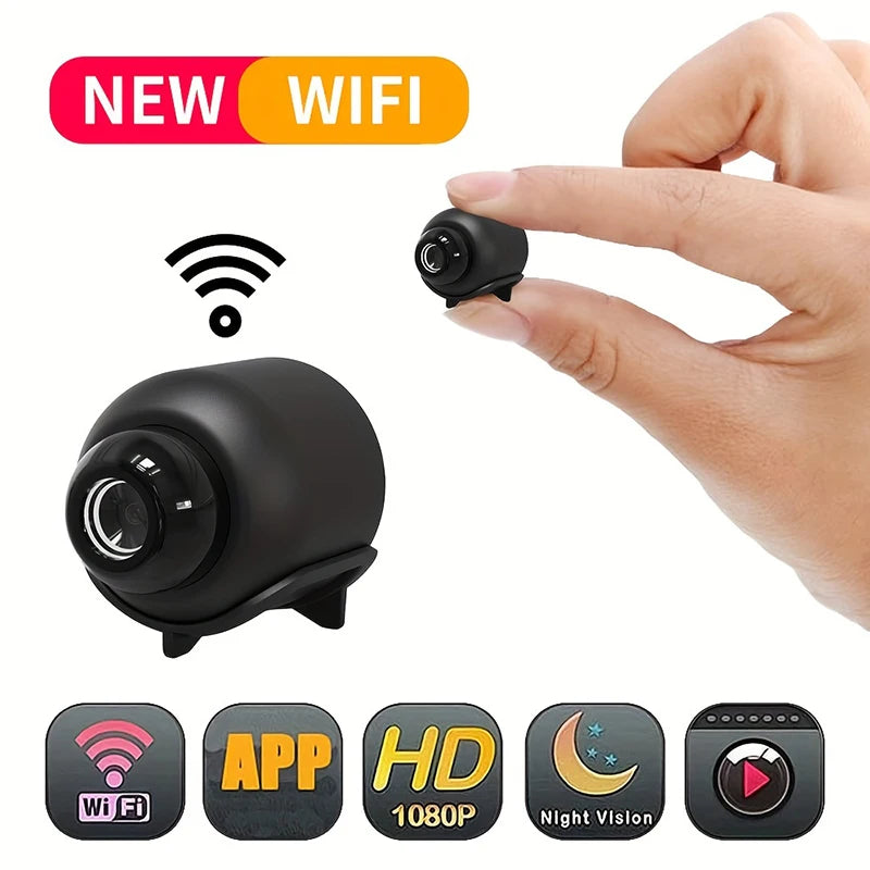 X5 Mini Hidden Camera 1080P — Night Vision | Motion Detection | Portable Security Cam | Home & Office