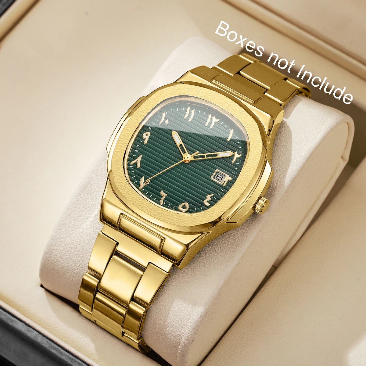 Luxury Men's Business Watch — Square Dial Fashion Quartz | Elegant Dress Watch | Gift for Him