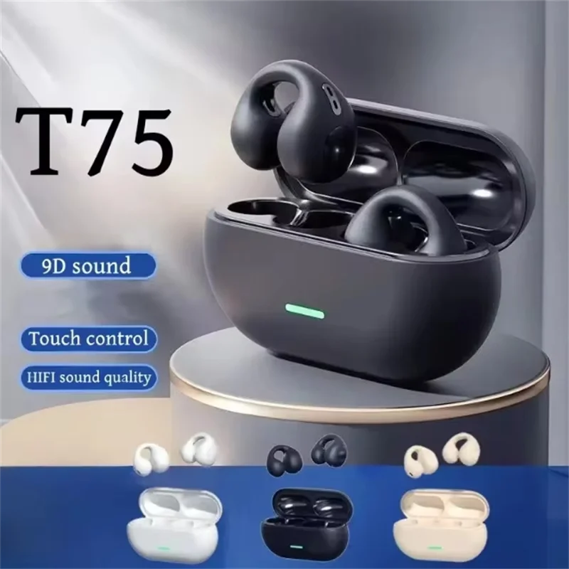 T75 TWS Wireless Earbuds — Touch Control | Deep Bass | 25H Battery | Bluetooth 5.0 | Sport & Daily Use