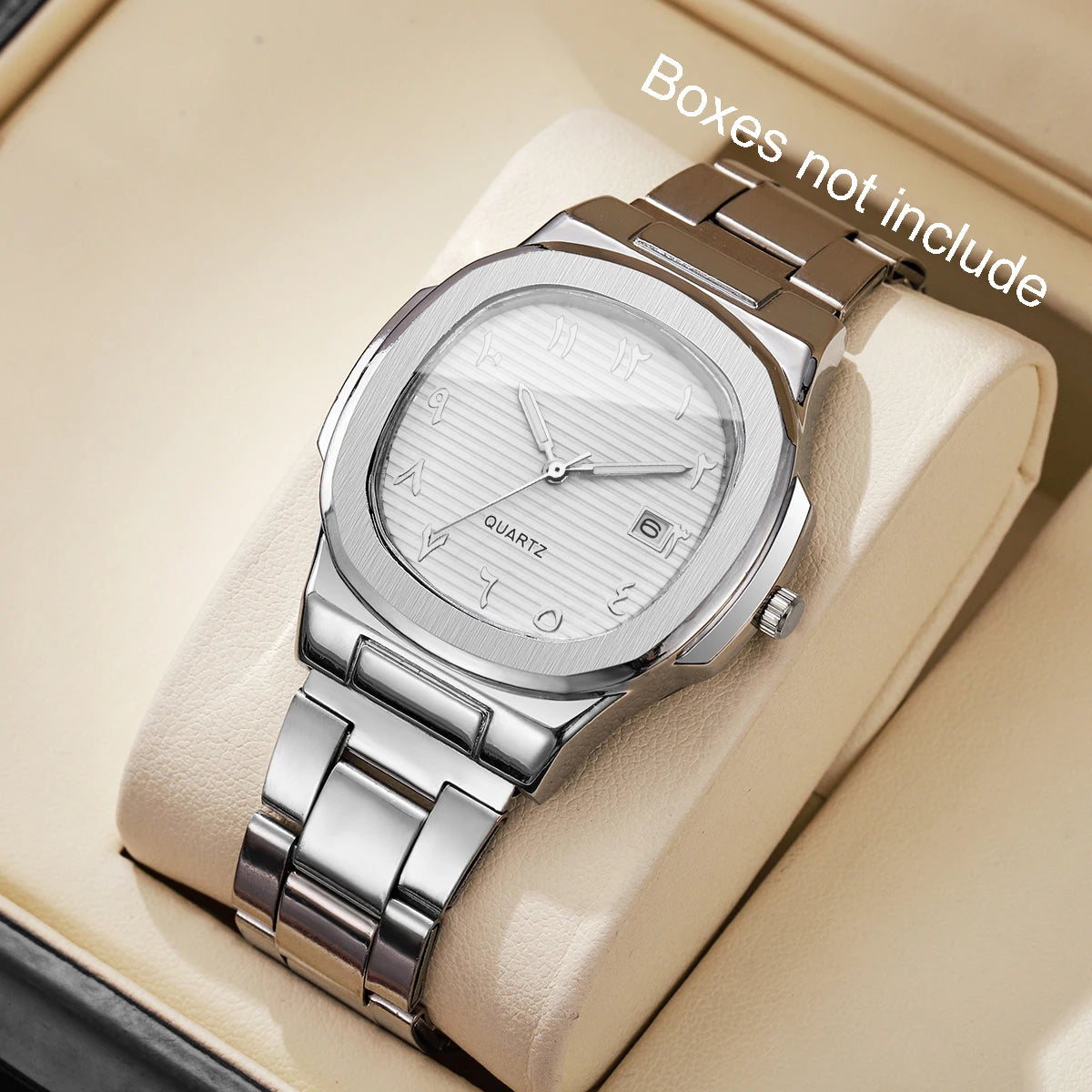 Luxury Men's Business Watch — Square Dial Fashion Quartz | Elegant Dress Watch | Gift for Him