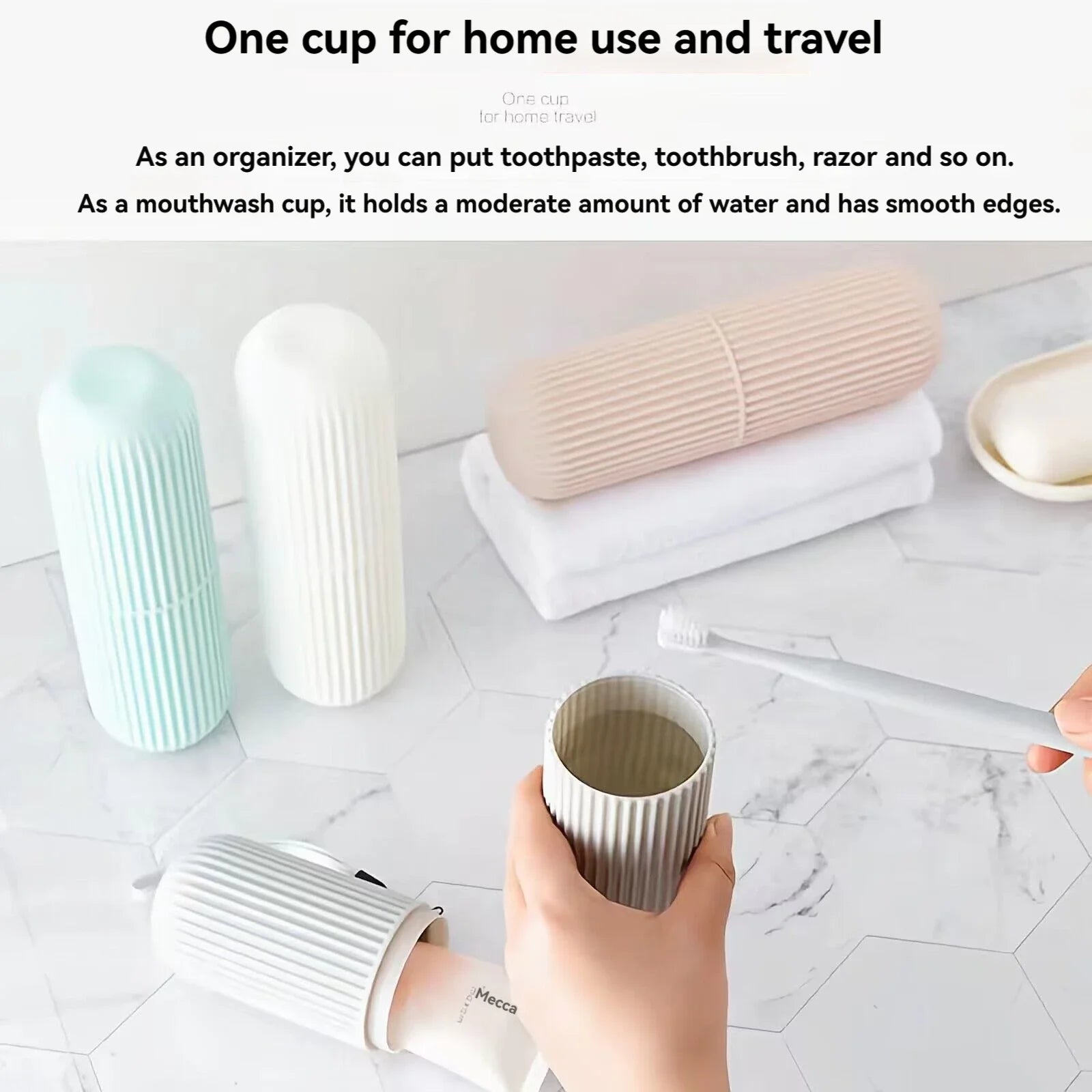 Portable Toothbrush & Toothpaste Travel Case — Hygienic Holder | Dustproof | Travel & Camping Essentials
