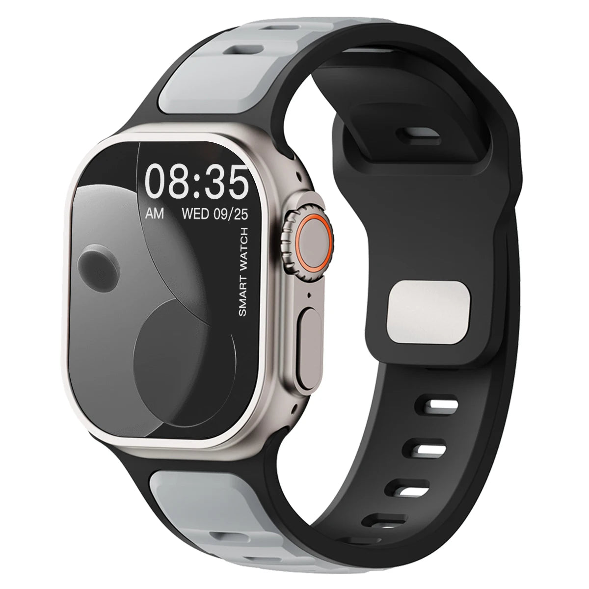 Apple Watch Silicone Sport Band — Soft Breathable Strap | All Series Compatible | 38/40/41/42/44/45mm