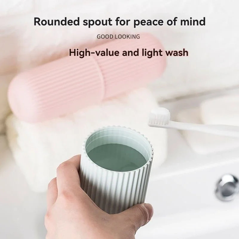 Portable Toothbrush & Toothpaste Travel Case — Hygienic Holder | Dustproof | Travel & Camping Essentials