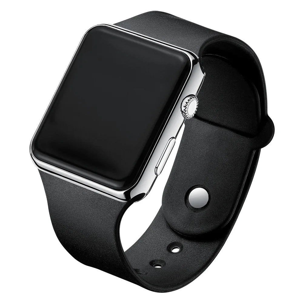 Simple Digital Sport Watch — LED Display | Waterproof | Unisex Fashion Watch for Men & Women