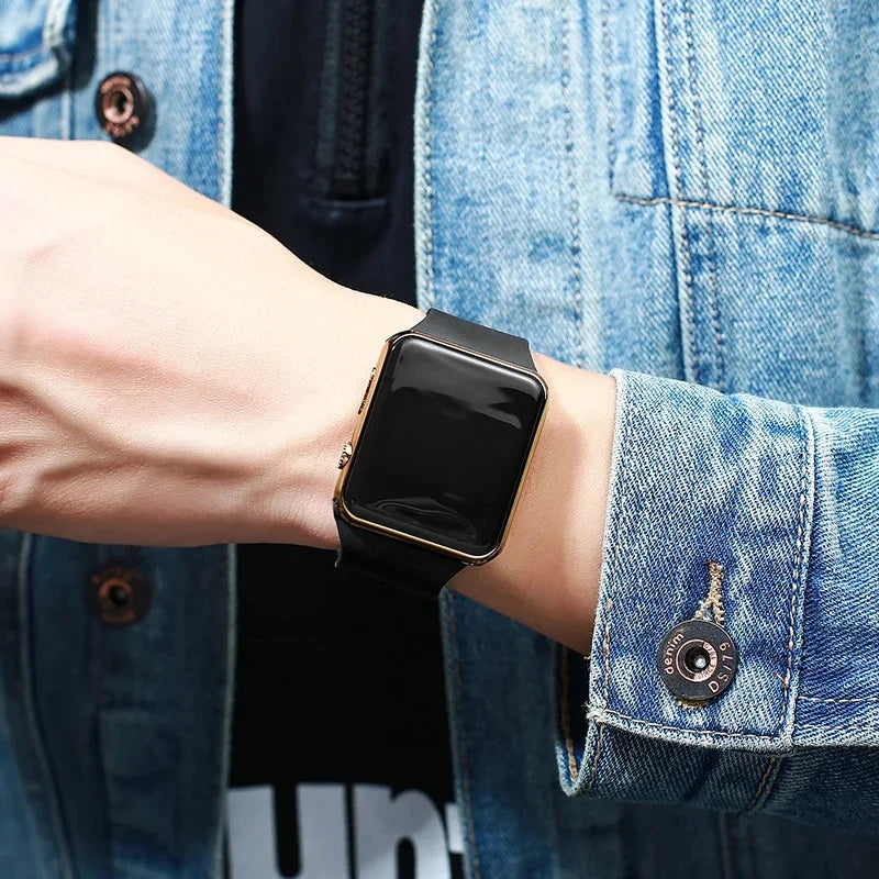 Simple Digital Sport Watch — LED Display | Waterproof | Unisex Fashion Watch for Men & Women