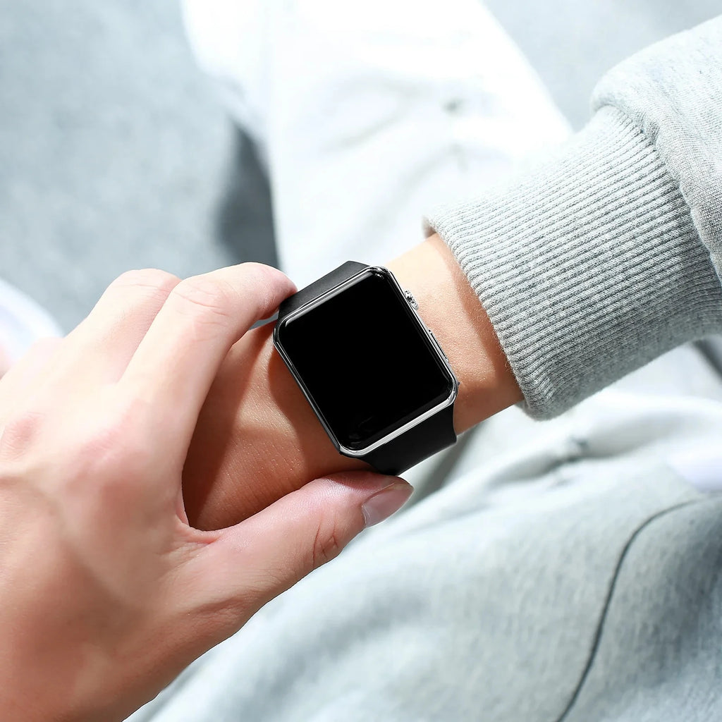 Simple Digital Sport Watch — LED Display | Waterproof | Unisex Fashion Watch for Men & Women