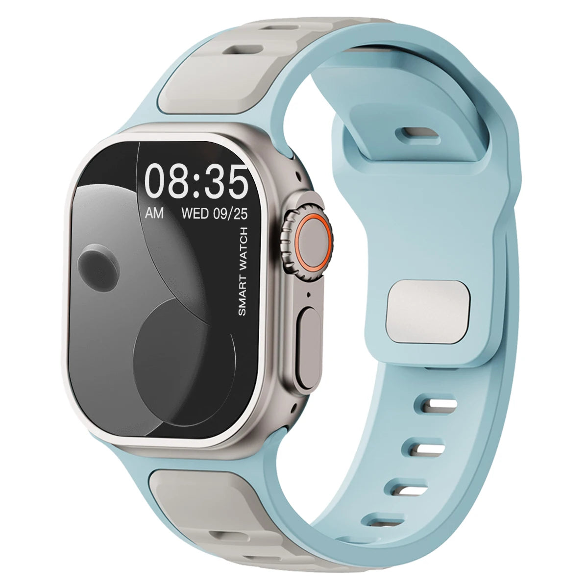 Apple Watch Silicone Sport Band — Soft Breathable Strap | All Series Compatible | 38/40/41/42/44/45mm