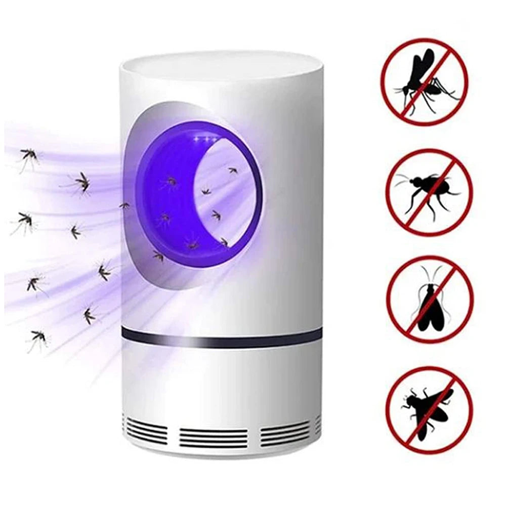 Electric Fly & Mosquito Killer — LED UV Trap Light | Silent Indoor Bug Zapper | Home & Office